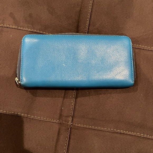 Marc by Marc Jacobs Blue Leather Wallet - Picture 3 of 6